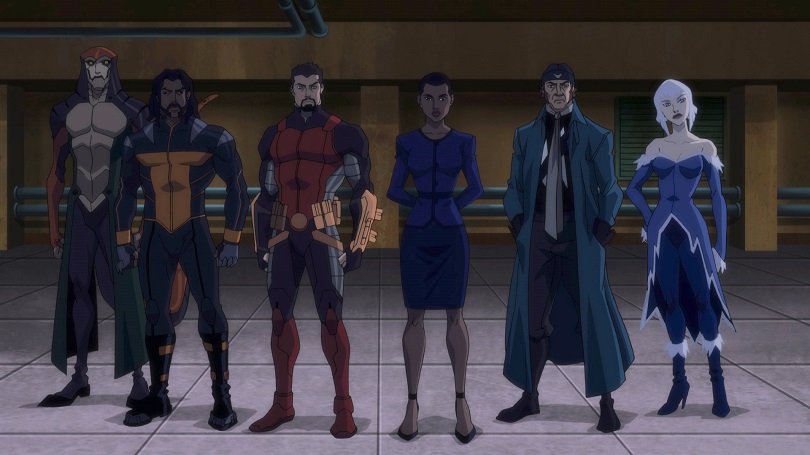 Cobra Venenosa, Tigre de Bronze, Pistoleiro, Amanda Waller, Capitão Bumerangue e Nevasca