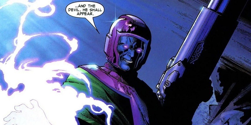 Imagem de Kang nos quadrinhos. Vilão será vivido por Jonathan Majors