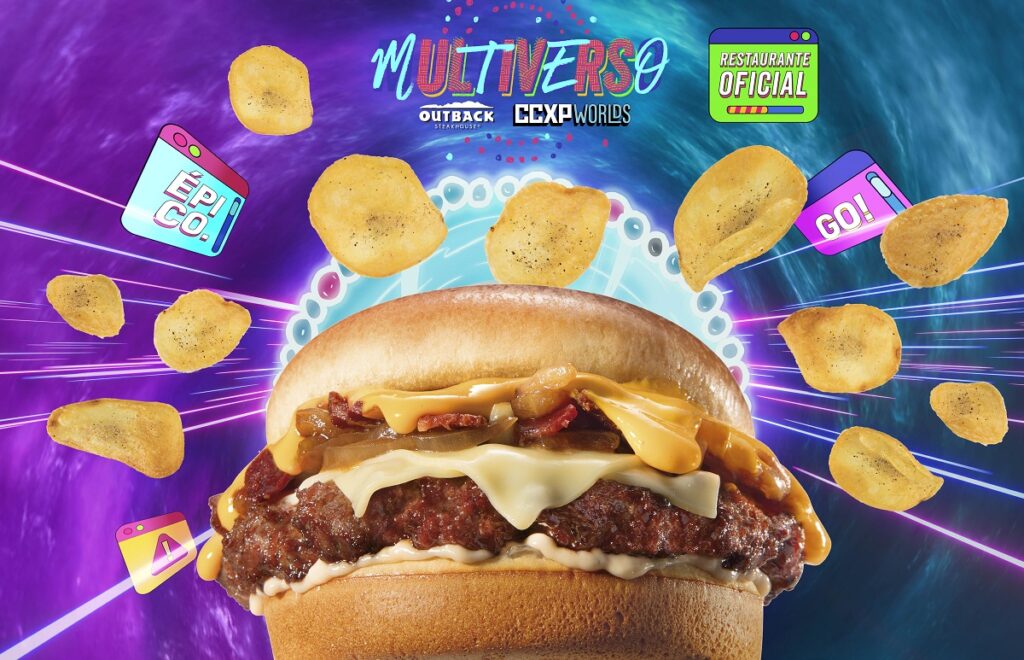 CCXP Worlds 21: Outback lança 2 burgers épicos para evento