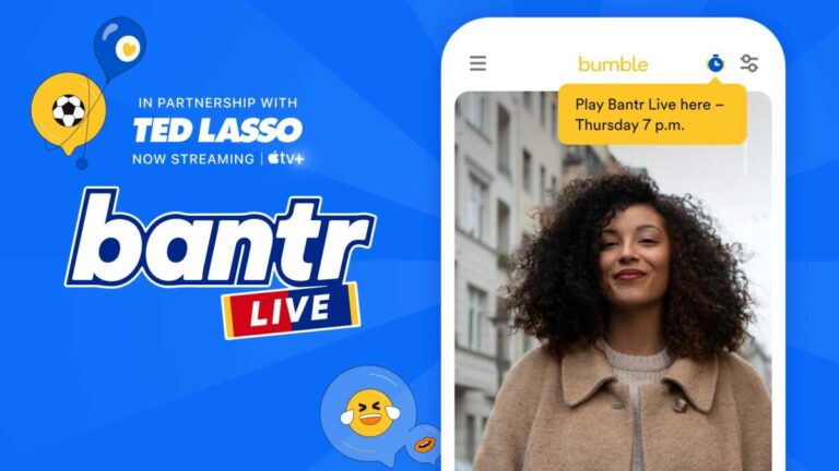 Bumble lança parceria com app de namoro de Ted Lasso