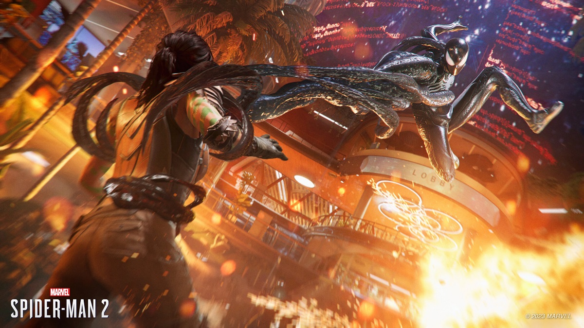 o trailer de história de Marvel's Spider-Man 2, que dá detalhes sobre Venom