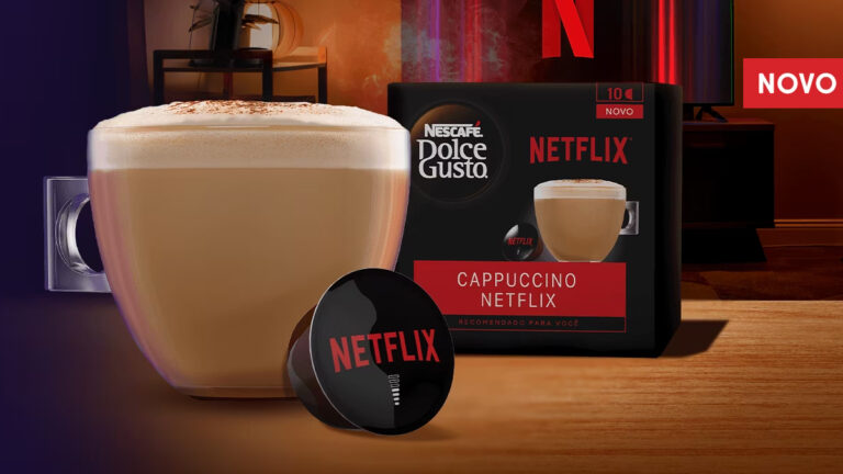 Nescafé lança cappuccino em parceria com a Netflix
