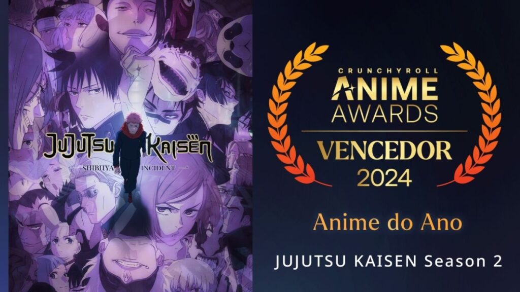 Anime Awards: Jujutsu Kaisen é o melhor de 2024