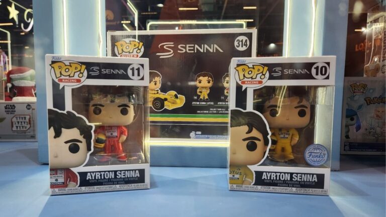 CCXP24: Candide traz Funko Pops de Ayrton Senna