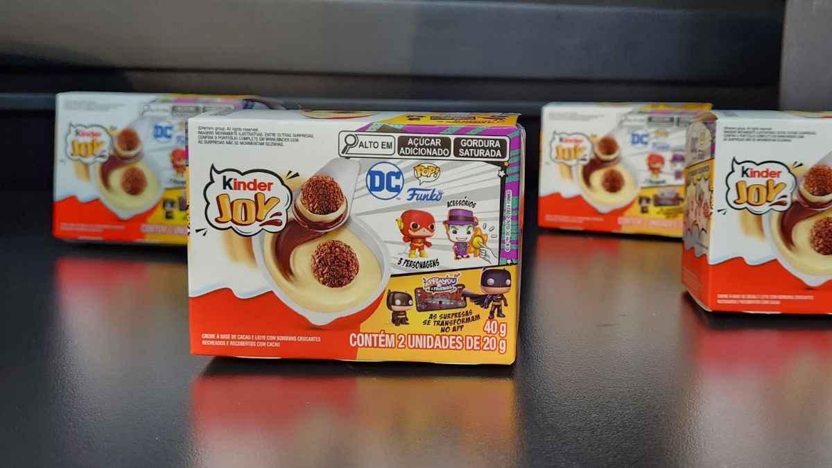 Kinder Joy com colecionáveis Funk DC chega ao Brasil