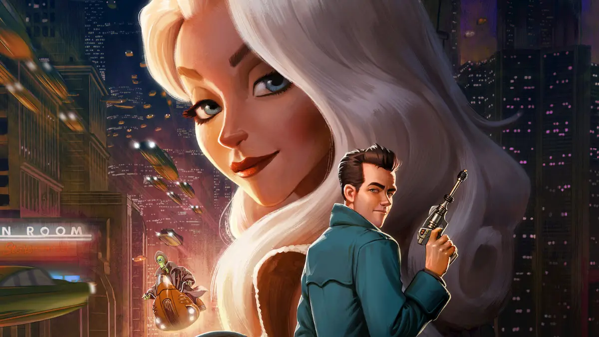 Ray Gunn ganha trailer com detetive em cidade retrofuturista